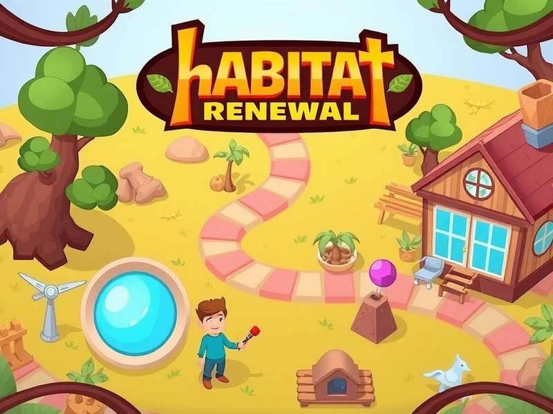 Retro Habitat Renewal Game Screenshot